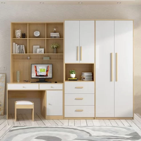 Tủ quần áo kết hợp bàn học tiện dụng TA-650 An Phát Home