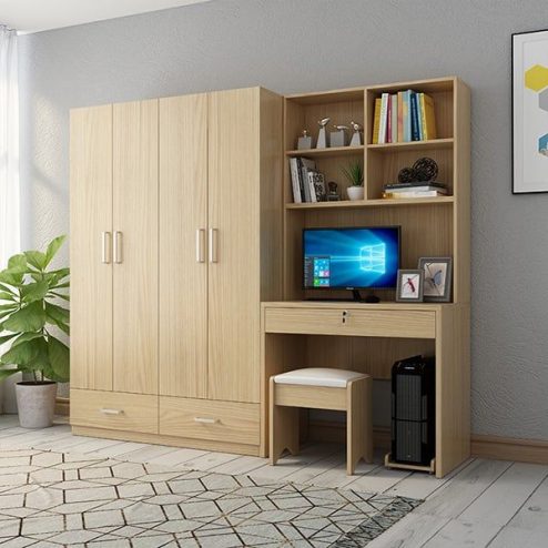Tủ quần áo liền bàn làm việc đa năng TA-651 An Phát Home