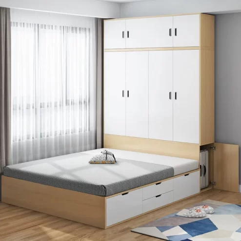 Tủ quần áo liền giường đa năng TA-676 An Phát Home