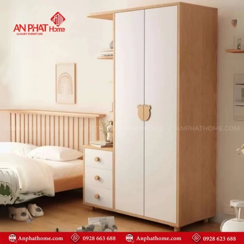 Mẫu tủ quần áo gỗ đẹp hiện đại
