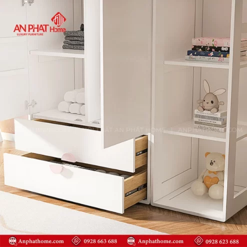 Tu quan ao tre em bang go dep TA 628 5