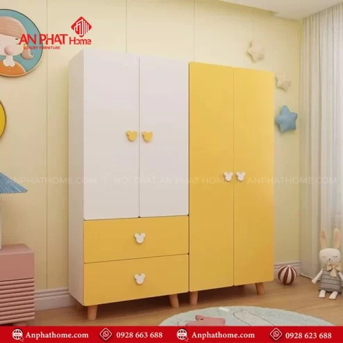 Tủ đựng quần áo cho bé gái