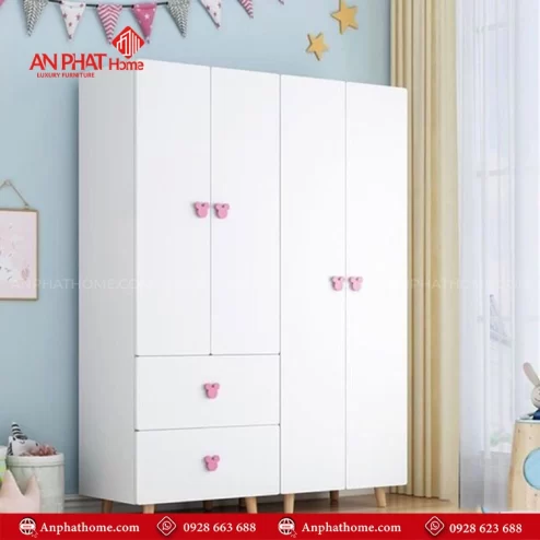 Tủ quần áo gỗ công nghiệp MDF