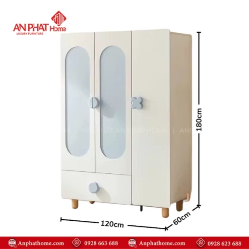 Tủ quần áo gỗ công nghiệp MDF