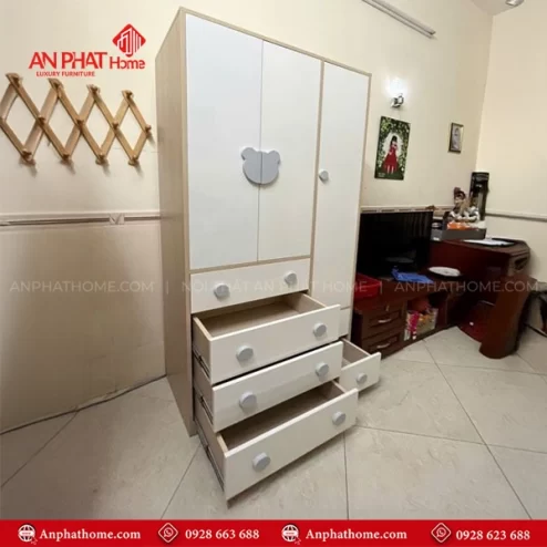 Mẫu tủ đựng quần áo đẹp hiện đại