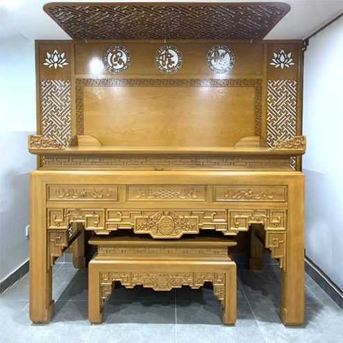 Án Gian Thờ Đẹp Gỗ Mít BT-2550
