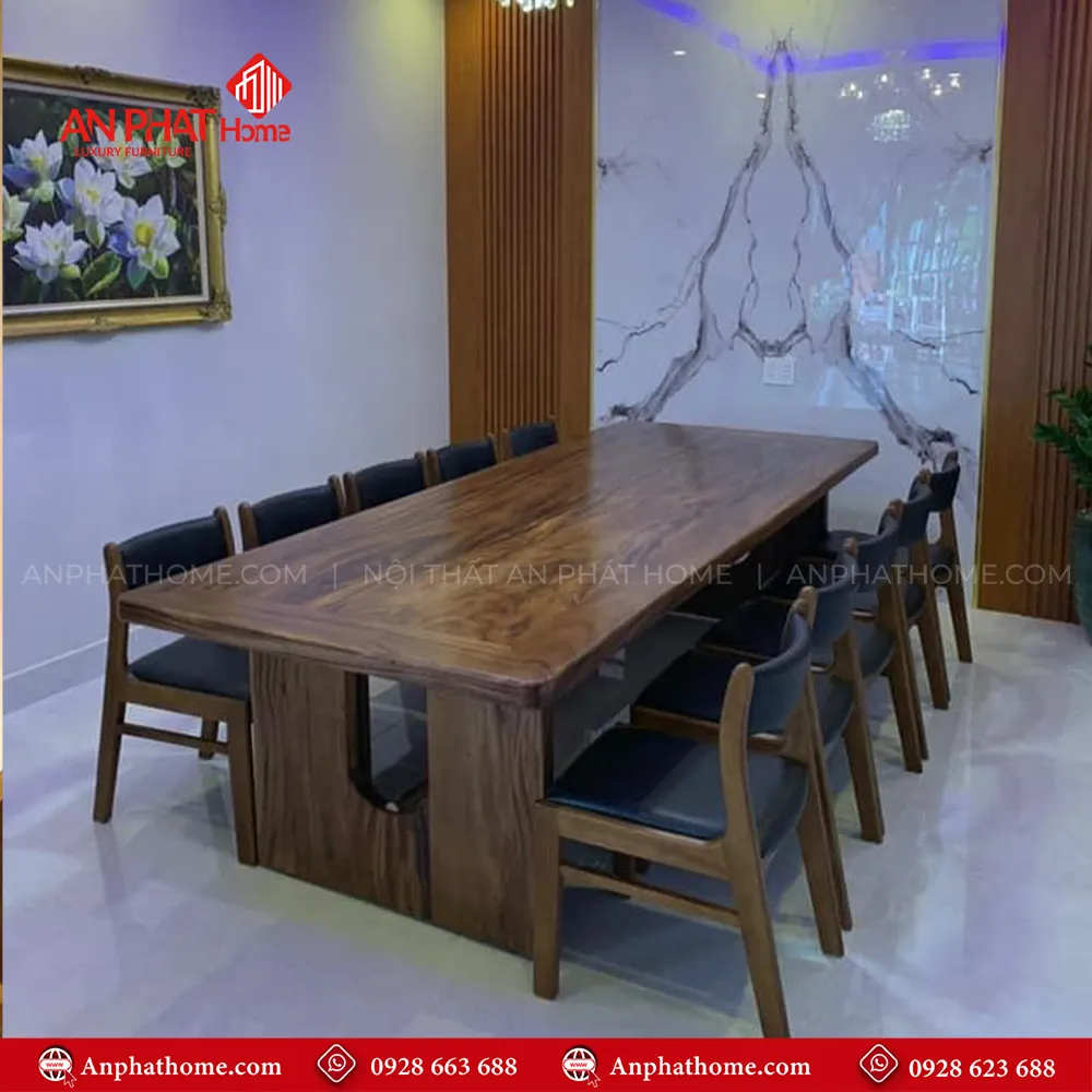 Bàn ăn gỗ me tây nguyên khối cao cấp BA-3021 3 Bàn ăn gỗ me tây nguyên khối cao cấp BA-3021, Với thiết kế đơn giản, kiểu dáng hiện đại, Bộ bàn ăn Me Tây nguyên tấm vân gỗ tự nhiên sang trọng, Phù hợp với mọi không gian, Ngoài da có thể đặt mua thêm số lượng ghế ngồi để phù hợp với nhu cầu sử dụng.