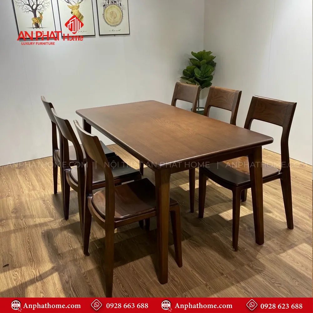 Bàn ghế ăn gỗ sồi nga đơn giản hiện đại BA-3007 3 Bàn ghế ăn gỗ sồi nga đơn giản hiện đại BA-3007, quý khách có thể lựa chọn kích thước bàn từ dài 1m20 – 1m80 hoặc lớn hơn, để phù hợp với nhu cầu sử dụng, Bộ bàn 1m20 sẽ đi kèm 4 ghế, bàn 1m40 – 1m60 – 1m80 đi kèm 6 ghế theo bộ, Ngoài da có thể đặt mua thêm số lượng ghế ngồi để phù hợp với nhu cầu sử dụng.