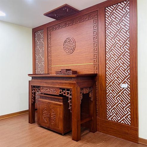 Bàn Thờ Cao Cấp Gỗ Hương Đá BT-2578