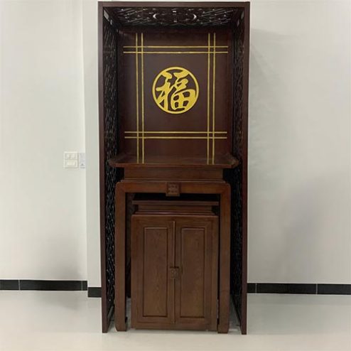 Bàn Thờ Chung Cư Đẹp Mẫu Đơn Giản BT-2549