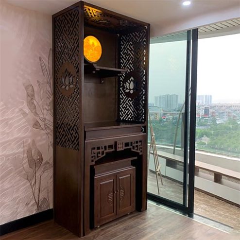 Bàn Thờ Chung Cư Kết Hợp Bàn Treo Phật BT-2488
