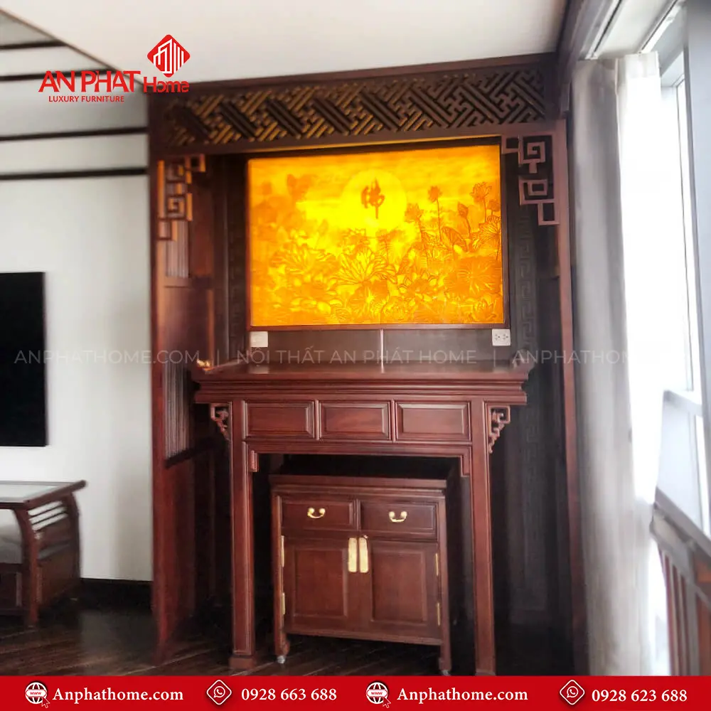 Bàn Thờ Chung Cư Mẫu Thiết Kế BT-2500 10 Bàn Thờ Chung Cư Mẫu Thiết Kế BT-2500