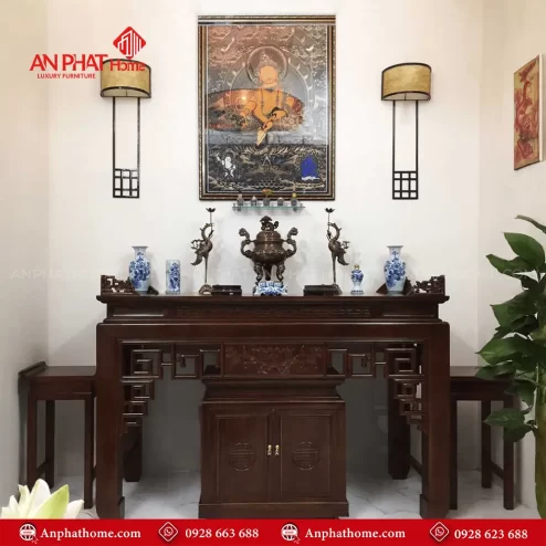Bàn Thờ Đẹp Cao Cấp Gỗ Gụ BT-2468