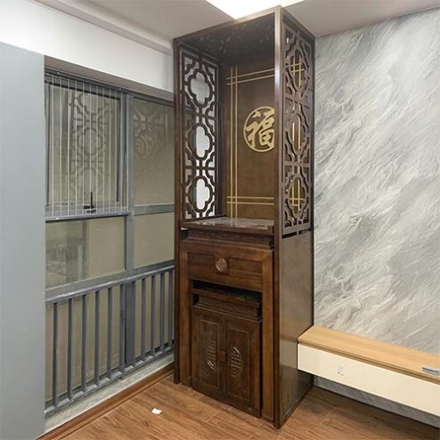 Bàn Thờ Gia Tiên Cho Nhà Chung Cư BT-2555