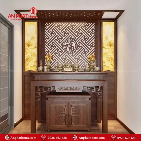 Bàn Thờ Gia Tiên Hiện Đại BT-2495