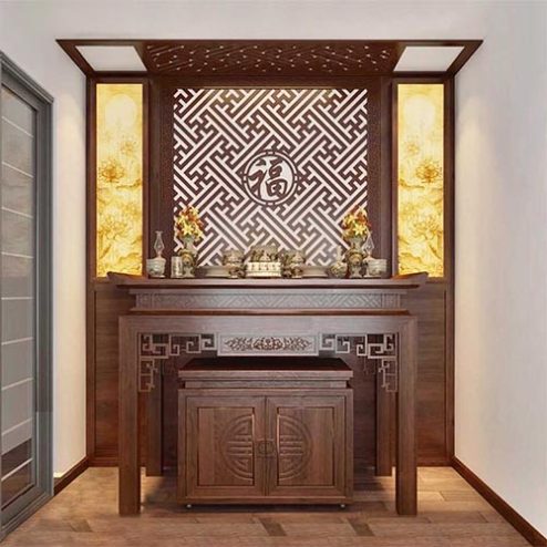 Bàn Thờ Gia Tiên Hiện Đại BT-2495