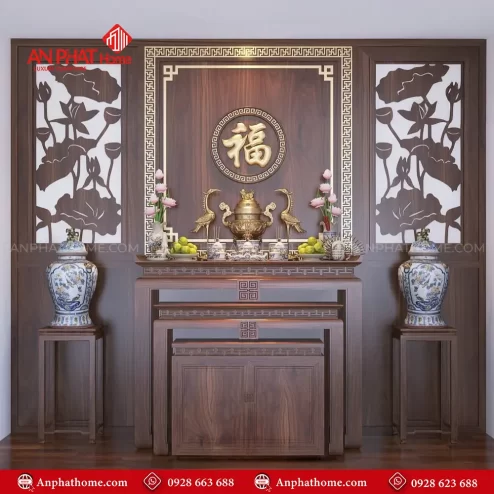 Bàn Thờ Gia Tiên Hiện Đại BT-2593