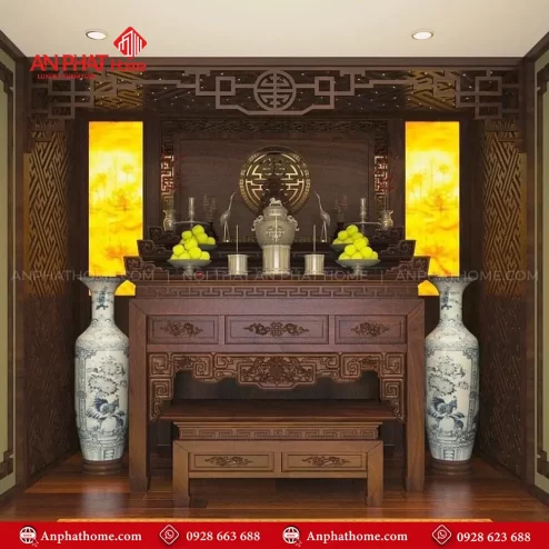 Bàn Thờ Gia Tiên Hiện Đại Cao Cấp BT-3598