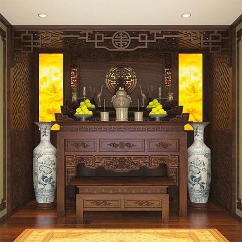 Bàn Thờ Gia Tiên Hiện Đại Cao Cấp BT-3598