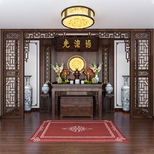 Bàn Thờ Gỗ Đẹp Mẫu Thiết Kế Hiện Đại BT-2425