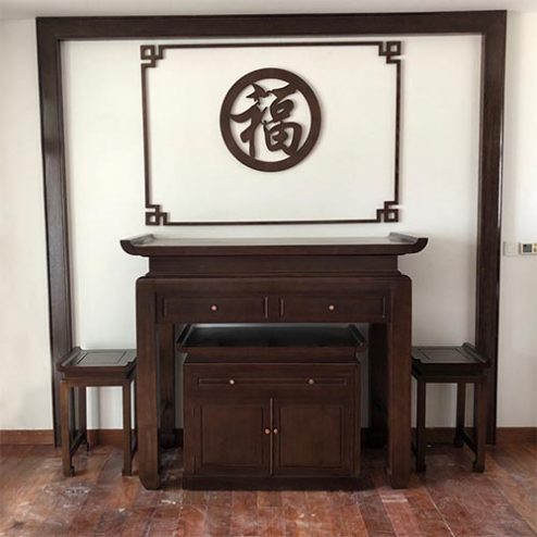 Bàn Thờ Gỗ Gụ Đẹp BT-2462