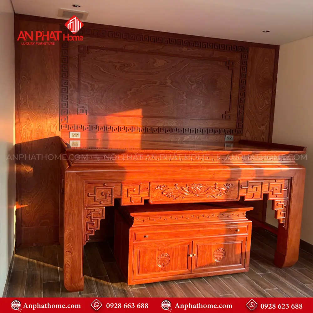 Bàn Thờ Gỗ Hương Đá Cao Cấp BT-2547 11 Bàn Thờ Gỗ Hương Đá Cao Cấp BT-2547