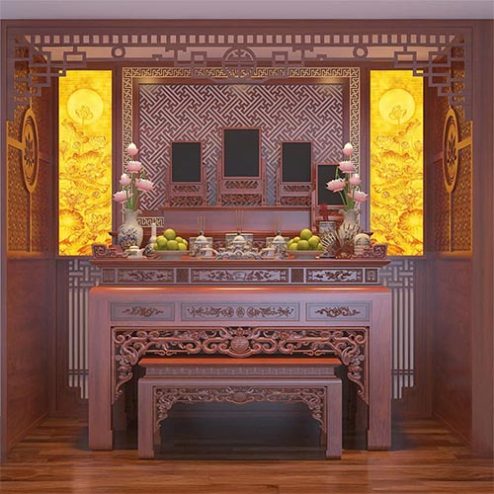 Bàn Thờ Tam Cấp Đẹp BT-2410