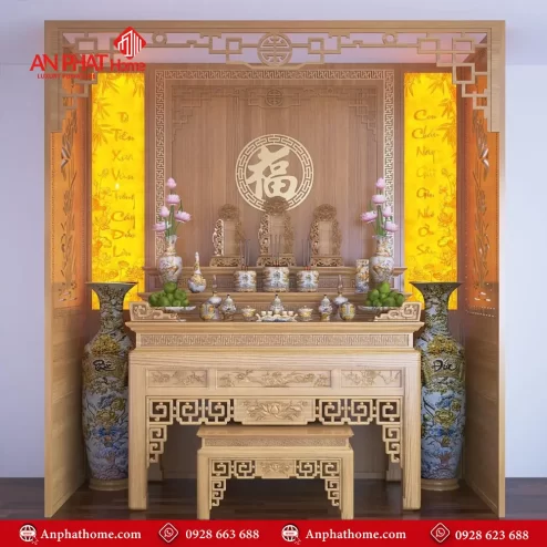 Bàn Thờ Tam Cấp Gỗ Đẹp BT-2441