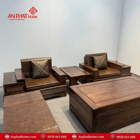 bo ban ghe phong khach go soi mau sofa hien dai f 1372 1 1