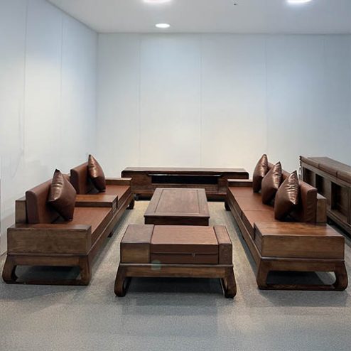 Bộ Bàn Ghế Salon Gỗ Sồi Phòng Khách Hiện Đại F-1359