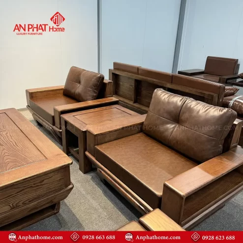 bo ban ghe sofa go phong khach go soi dep f 1358 3