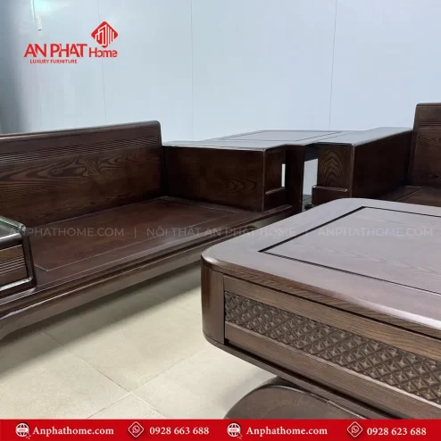 bo ban ghe sofa go soi cao cap sang trong f 1350 1