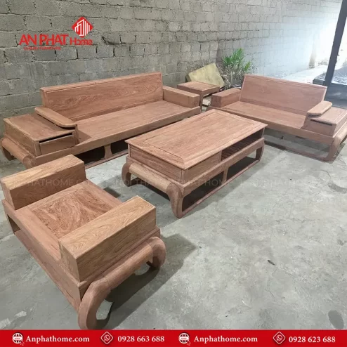 bo ban ghe sofa phong khach go huong da f 1316 1