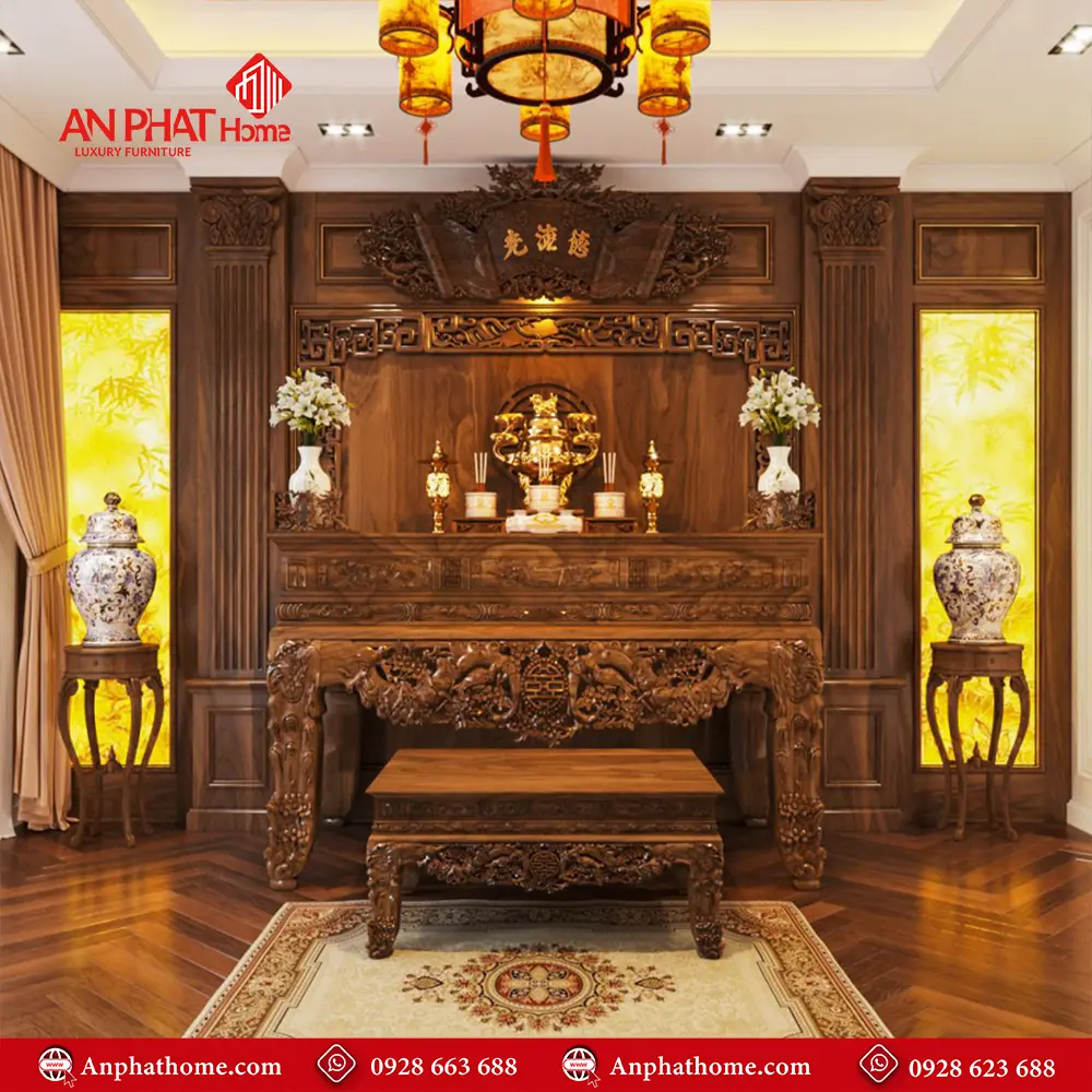 Không Gian Sập Thờ Đẹp BT-2447 3 Không Gian Sập Thờ Đẹp BT-2447