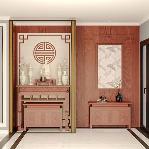 Không Gian Thờ Cho Nhà Chung Cư Hiện Đại BT-2411