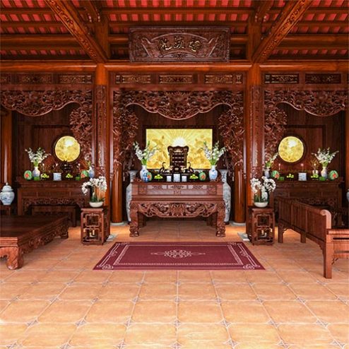 Không Gian Thờ Cho Nhà Thờ Họ BT-2424