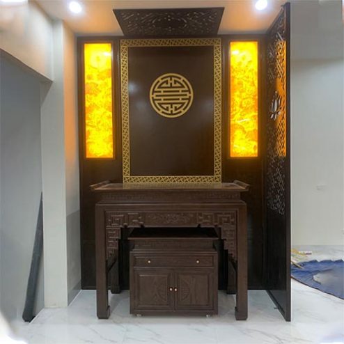 Không Gian Thờ Chung Cư Thiết Kế Hiện Đại BT-2472