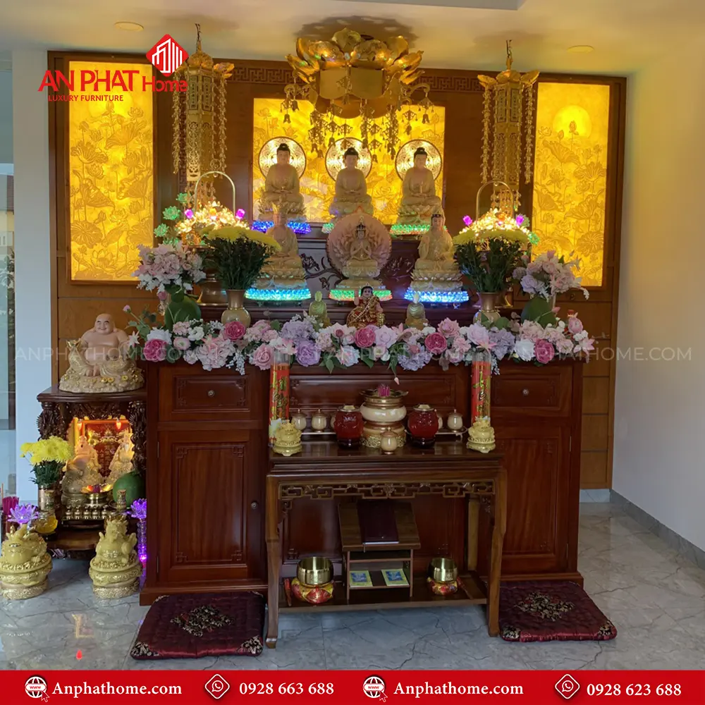 Không Gian Thờ Đẹp Tủ Thờ Gỗ Hương BT-2474 12 Không Gian Thờ Đẹp Tủ Thờ Gỗ Hương BT-2474