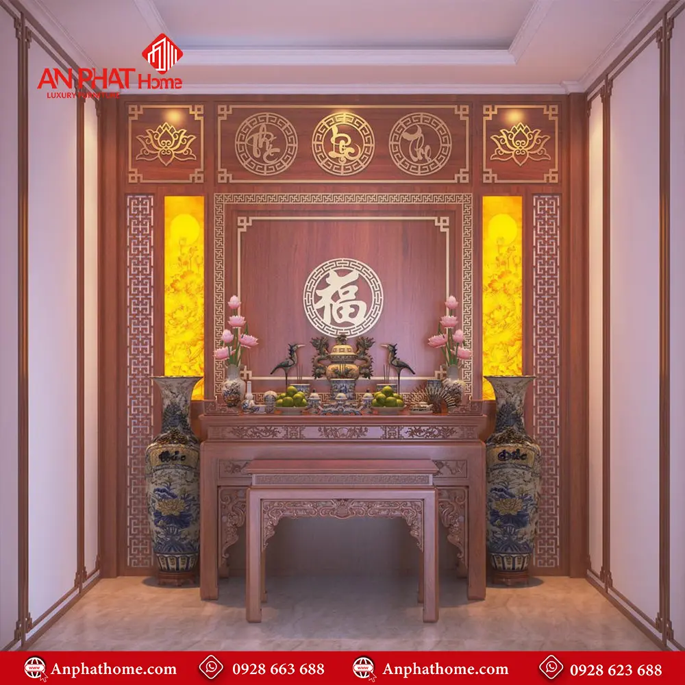 Không Gian Thờ Hiện Đại BT-2436 3 Không Gian Thờ Hiện Đại BT-2436