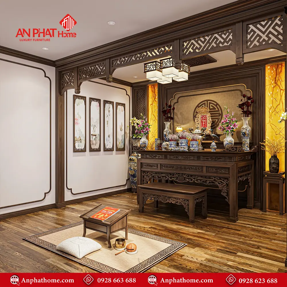 Không Gian Thờ Hiện Đại Cao Cấp BT-2449 12 Không Gian Thờ Hiện Đại Cao Cấp BT-2449