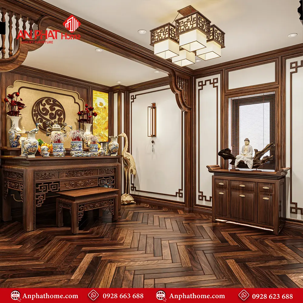 Không Gian Thờ Kết Hợp Vách Ốp Và Tranh Trúc Chỉ BT-2451 8 Không Gian Thờ Kết Hợp Vách Ốp Và Tranh Trúc Chỉ BT-2451