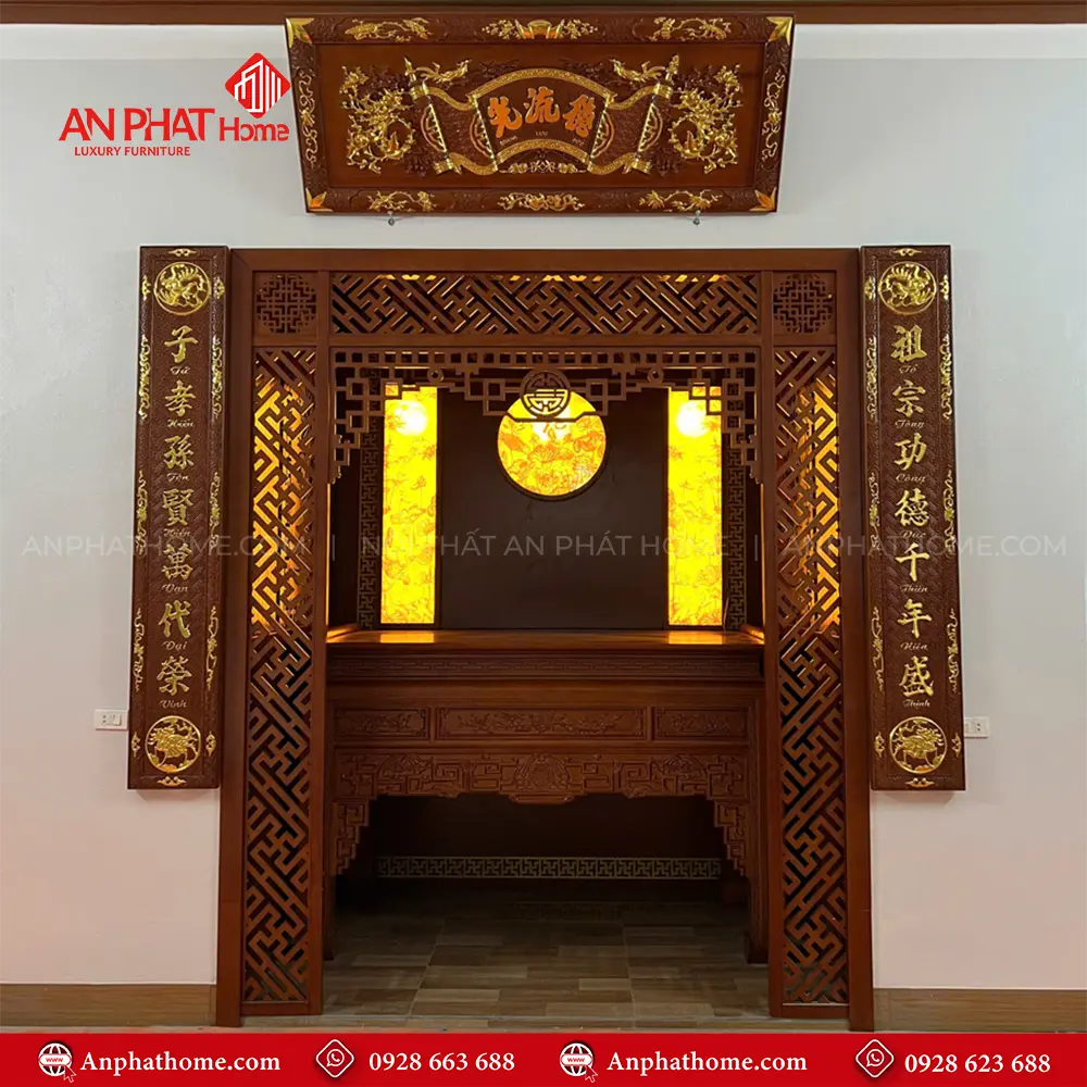 Không Gian Thờ Phòng Khách Đẹp Hiện Đại BT-2545 11 Không Gian Thờ Phòng Khách Đẹp Hiện Đại BT-2545