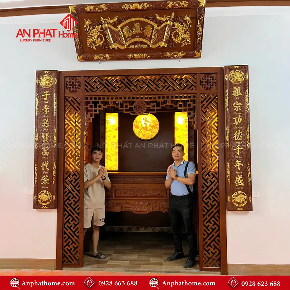 Không Gian Thờ Phòng Khách Đẹp Hiện Đại BT-2545 15 Không Gian Thờ Phòng Khách Đẹp Hiện Đại BT-2545