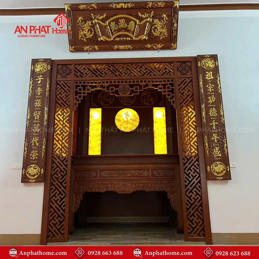 Không Gian Thờ Phòng Khách Đẹp Hiện Đại BT-2545 14 Không Gian Thờ Phòng Khách Đẹp Hiện Đại BT-2545