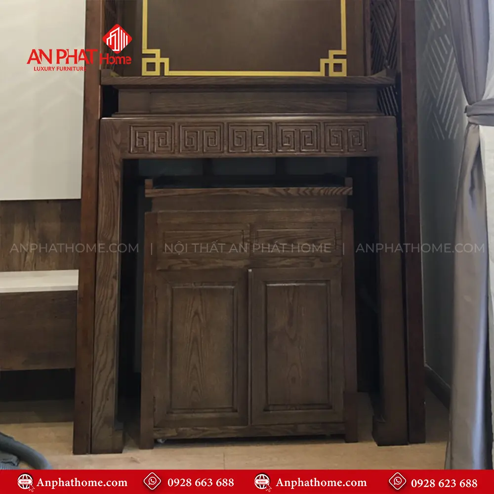 Mẫu Bàn Thờ Chung Cư Đẹp BT-2525 11 Mẫu Bàn Thờ Chung Cư Đẹp BT-2525