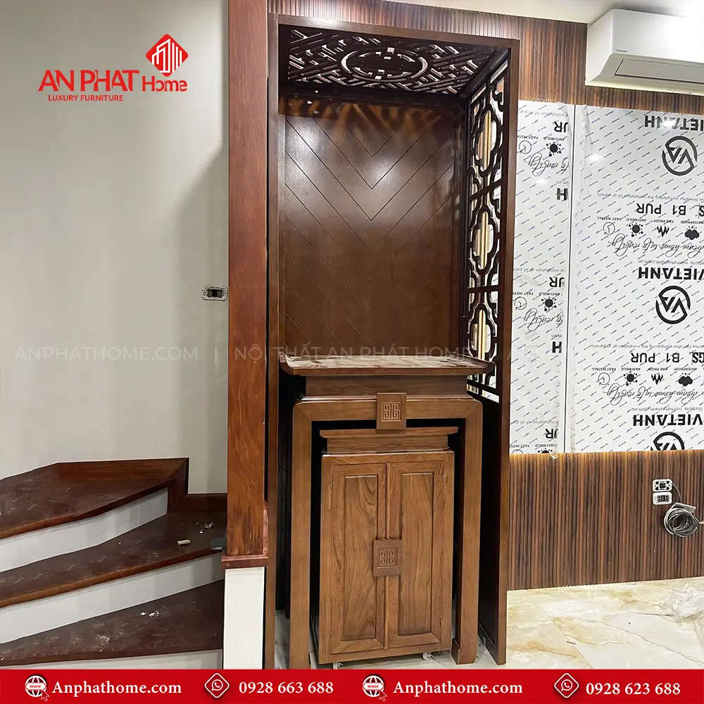 Mẫu Bàn Thờ Chung Cư Hiện Đại BT-2553 11 Mẫu Bàn Thờ Chung Cư Hiện Đại BT-2553