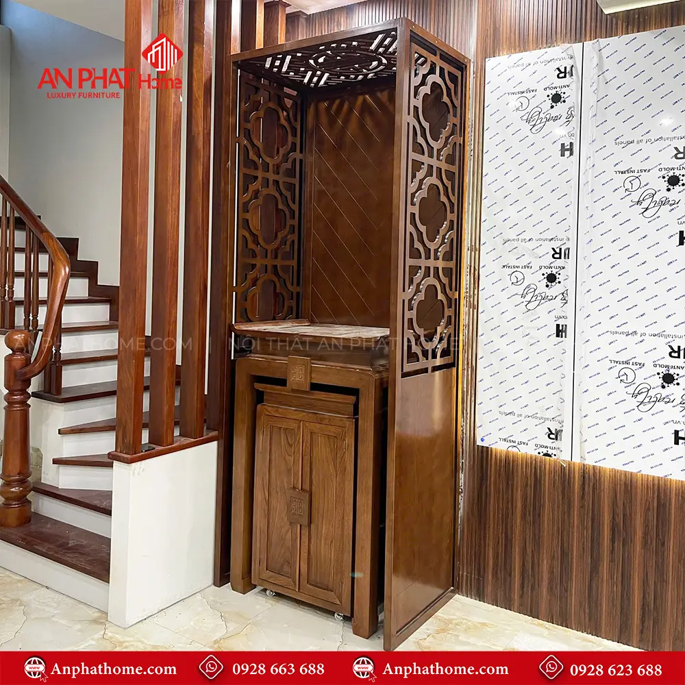 Mẫu Bàn Thờ Chung Cư Hiện Đại BT-2553 9 Mẫu Bàn Thờ Chung Cư Hiện Đại BT-2553