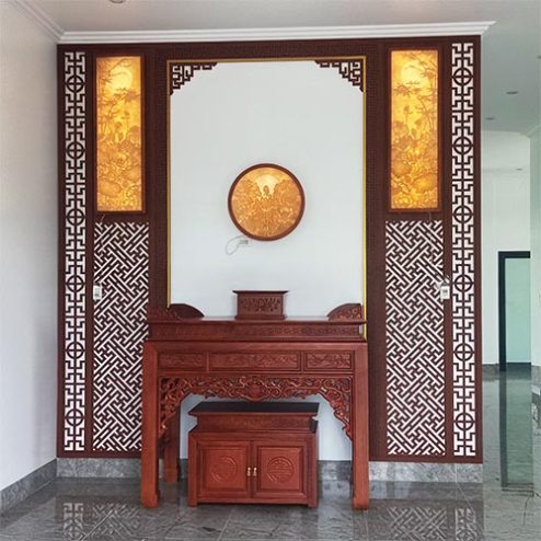 Mẫu Bàn Thờ Đẹp Gỗ Hương Đá BT-2570