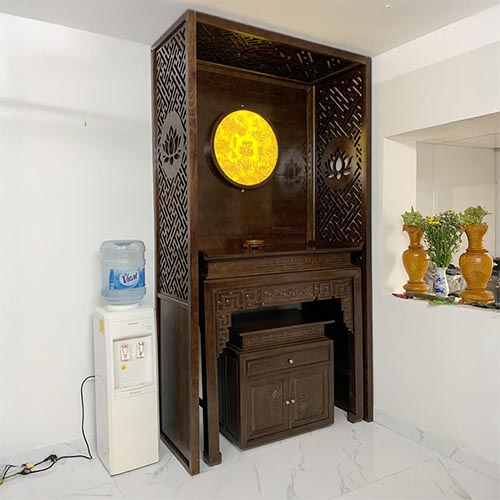 Mẫu Bàn Thờ Gia Tiên Đẹp BT-2502