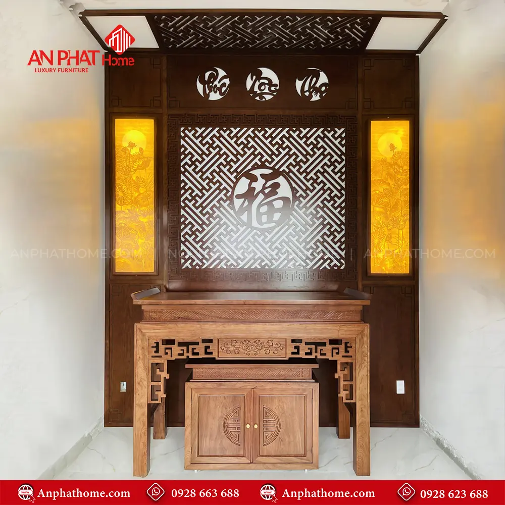 Mẫu Bàn Thờ Gia Tiên Đẹp BT-2571 9 Mẫu Bàn Thờ Gia Tiên Đẹp BT-2571